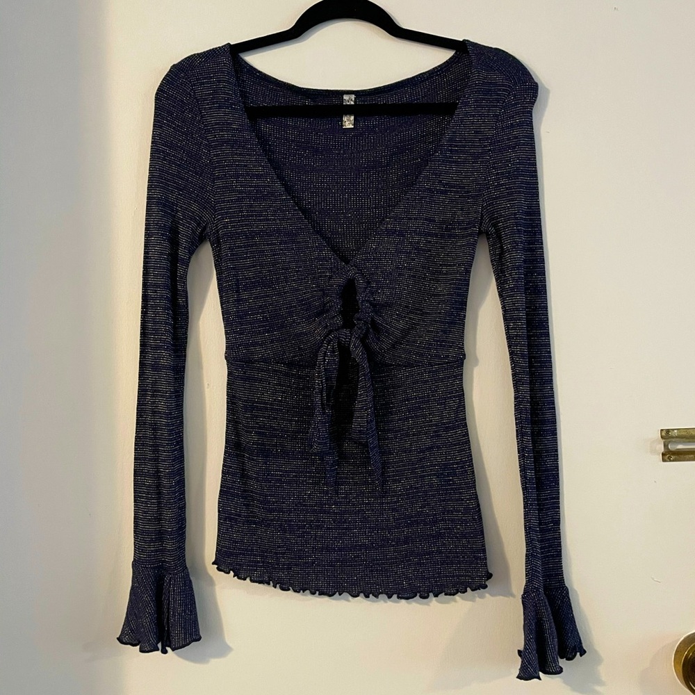 Free People Intimately Metallic Say When Top